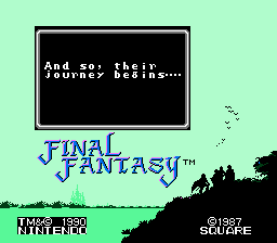 Final Fantasy - A Heroes Quest Title Screen